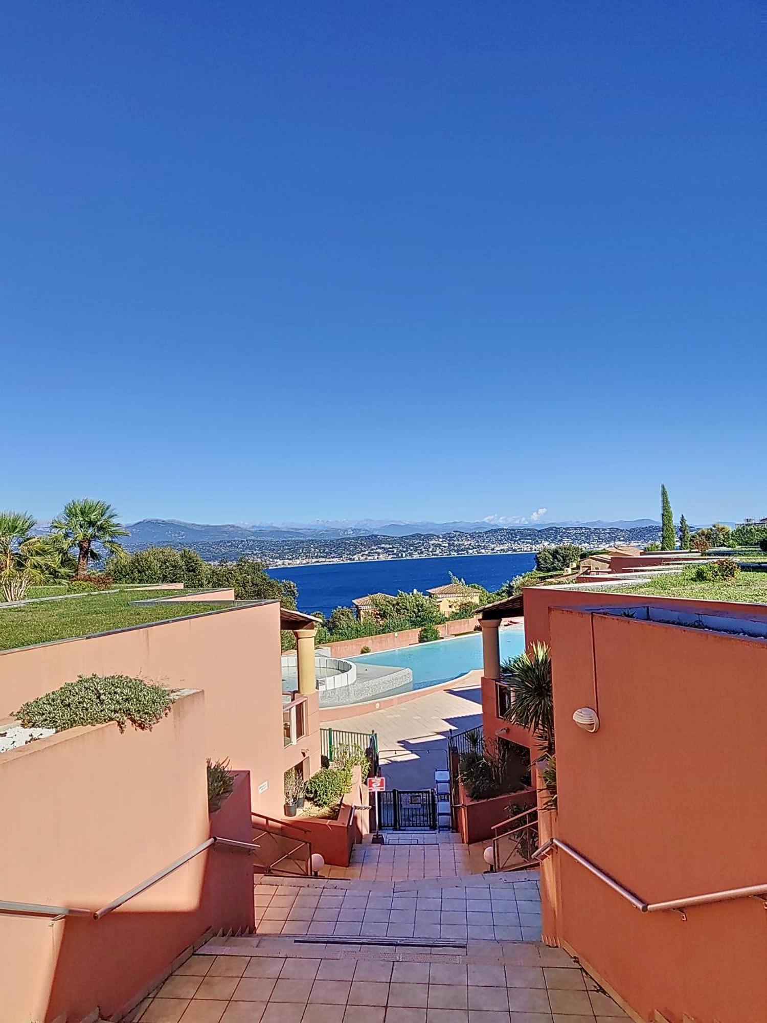 Apartmán Vue Mer, Piscine, Free Parking Théoule-sur-Mer Exteriér fotografie