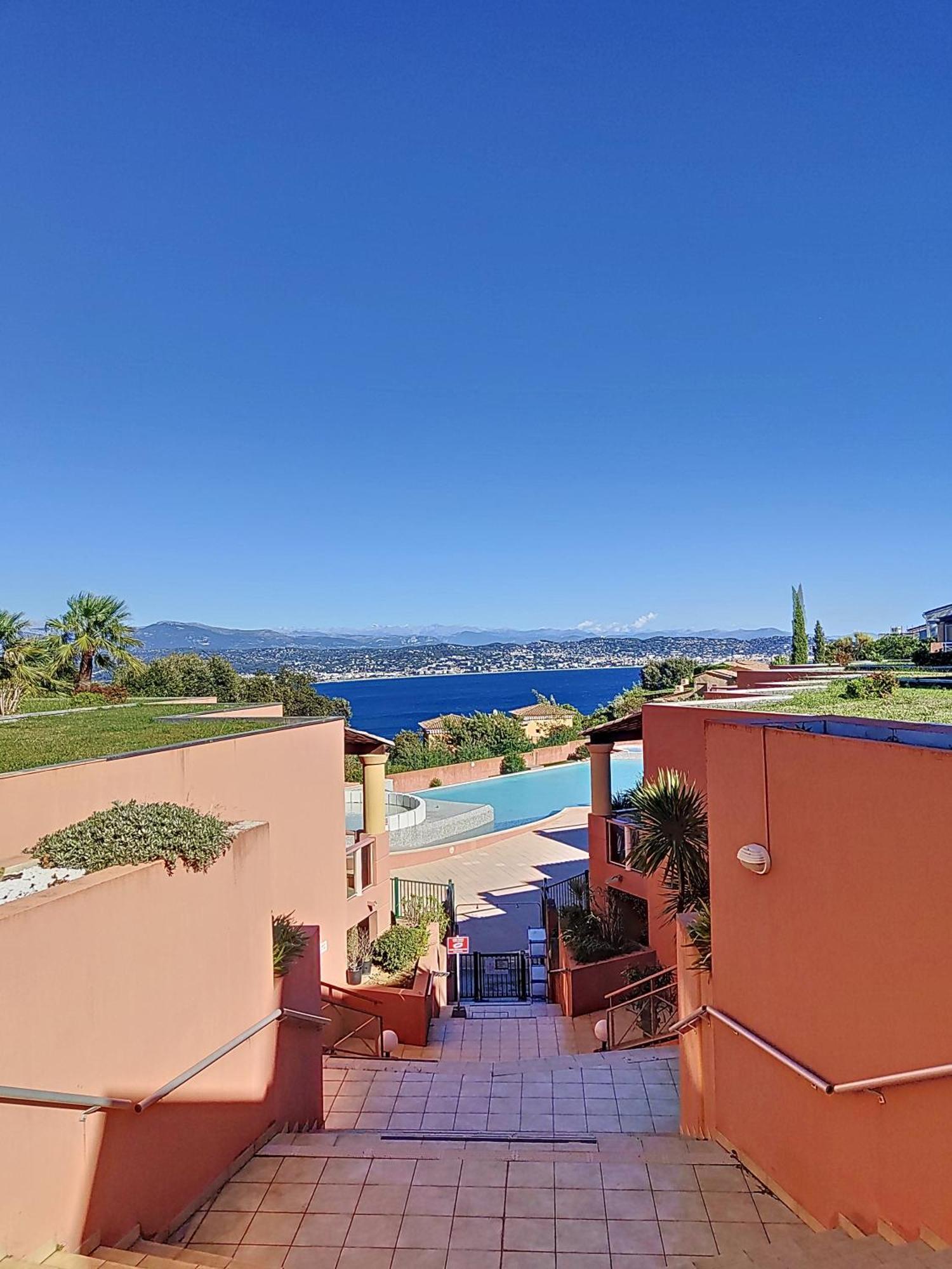 Apartmán Vue Mer, Piscine, Free Parking Théoule-sur-Mer Exteriér fotografie