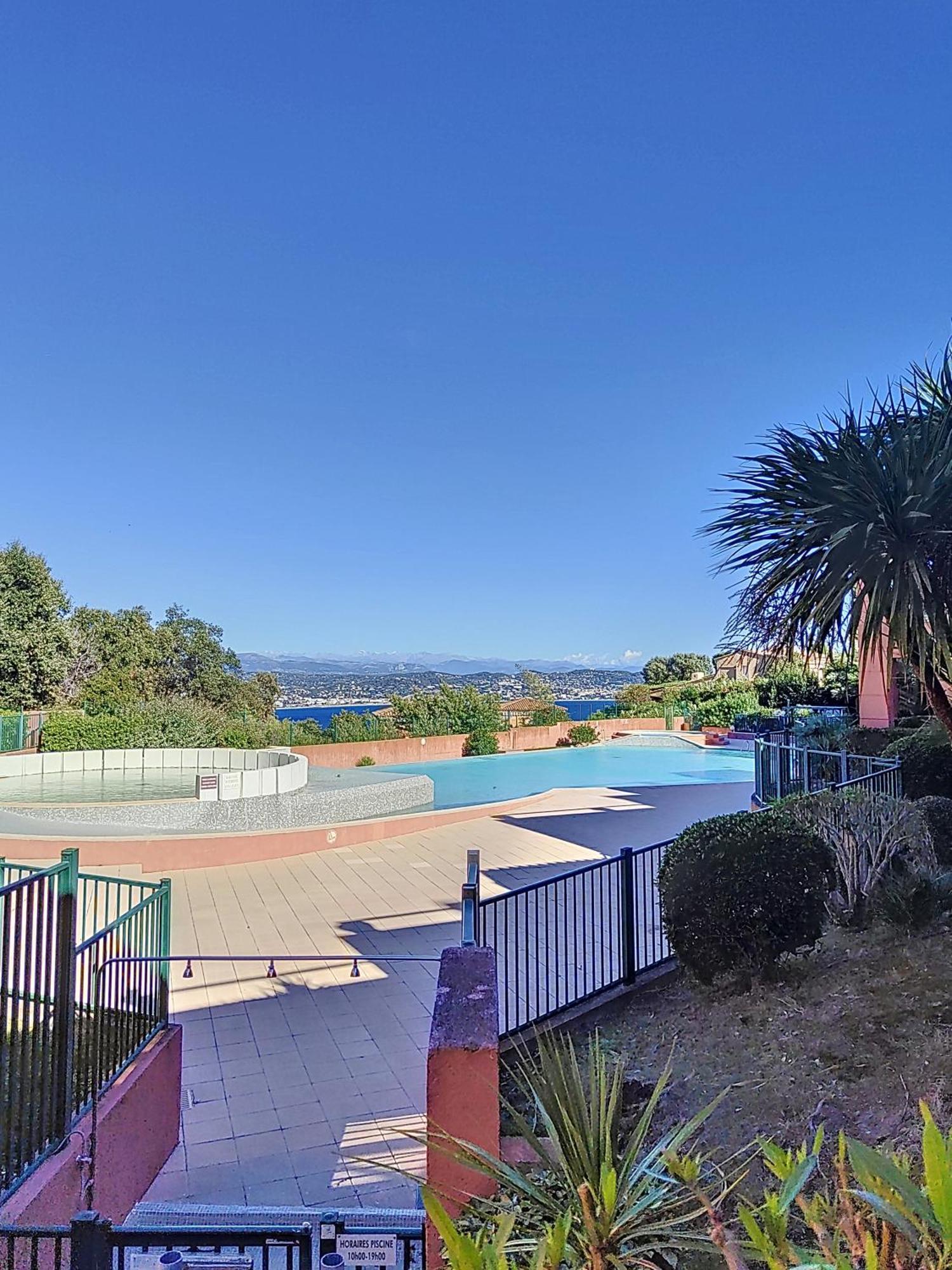 Apartmán Vue Mer, Piscine, Free Parking Théoule-sur-Mer Exteriér fotografie